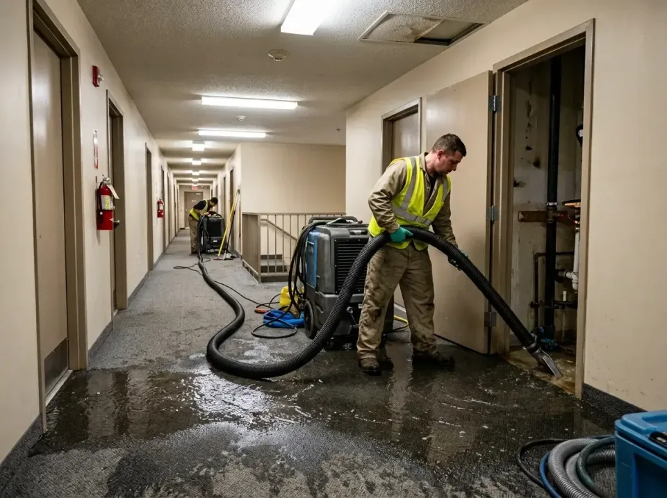 multi-unit-apartment-hallway-f-005 — frequently asked questions, Emergency Burst Pipe Water Extraction & Removal in Mandan,…